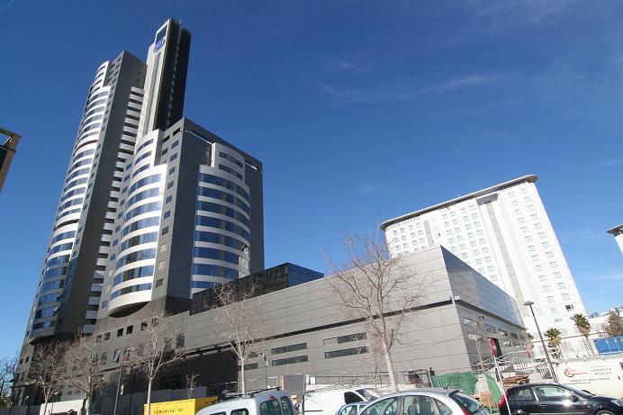 Hotel Hilton Valencia — interiores cerramientos vidrio